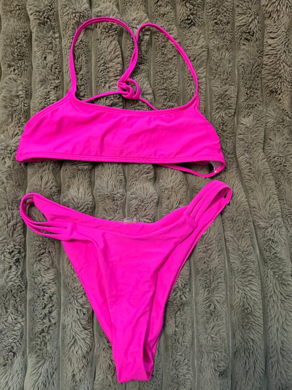 NWOT Womens Pink SHEIN Bikini Set, Size Small